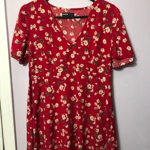 shein floral dress!
